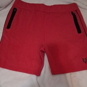 Prince & Fox Red and Gray Shorts